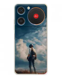 Чехол для ZTE Nubia Music с картинкой «Герой PUBG на скале» Чехол для ZTE Nubia Music с картинкой «Герой PUBG на скале»