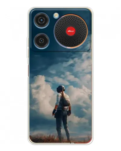 Чехол для ZTE Nubia Music с картинкой «Герой PUBG на скале» Чехол для ZTE Nubia Music с картинкой «Герой PUBG на скале»
