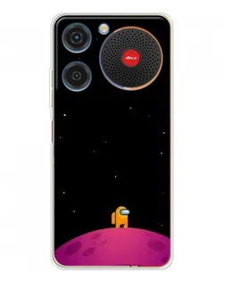 Чехол для ZTE Nubia Music с картинкой «Одинокий герой на планете»