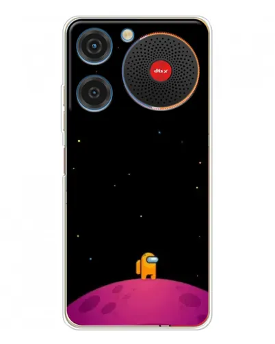 Чехол для ZTE Nubia Music с картинкой «Одинокий герой на планете»