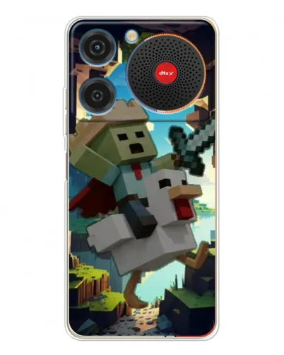 Чехол для ZTE Nubia Music с картинкой «Стив и гусь»