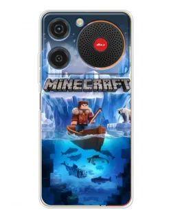 Чехол для ZTE Nubia Music с картинкой «Minecraft ледяной мир» Чехол для ZTE Nubia Music с картинкой «Minecraft ледяной мир»