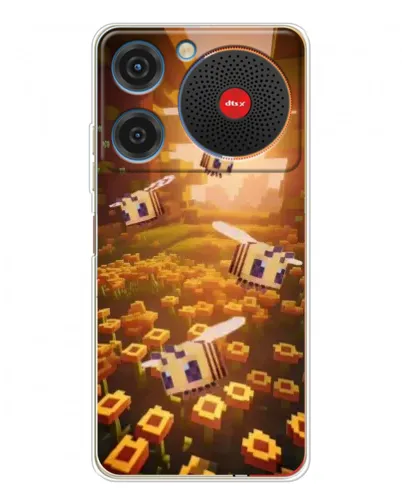 Чехол для ZTE Nubia Music с картинкой «Поле подсолнухов»