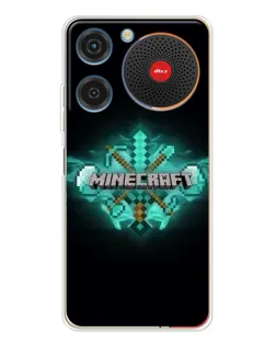 Чехол для ZTE Nubia Music с картинкой «Minecraft Diamond лого» Чехол для ZTE Nubia Music с картинкой «Minecraft Diamond лого»