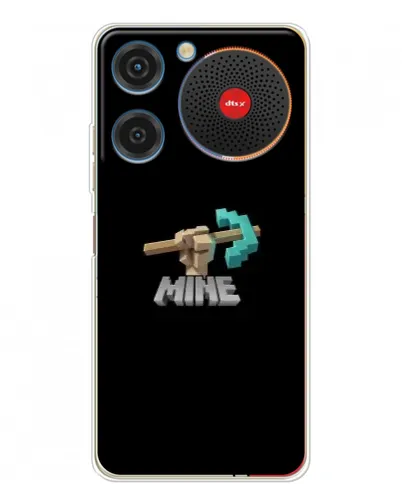 Чехол для ZTE Nubia Music с картинкой «Алмазная кирка»