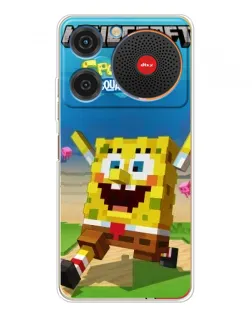 Чехол для ZTE Nubia Music с картинкой «Губка Боб Minecraft» Чехол для ZTE Nubia Music с картинкой «Губка Боб Minecraft»