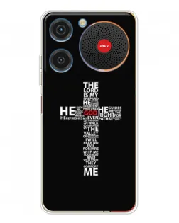 Чехол для ZTE Nubia Music с картинкой «Текстовый крест»