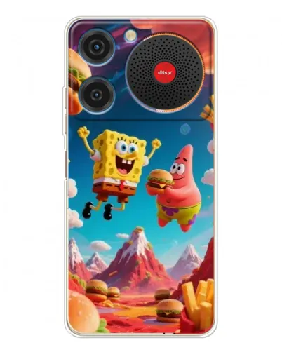 Чехол для ZTE Nubia Music с картинкой «Космический фастфуд» Чехол для ZTE Nubia Music с картинкой «Космический фастфуд»