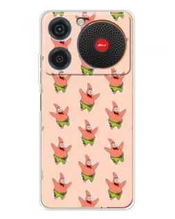 Чехол для ZTE Nubia Music с картинкой «Патрик Стар паттерн» Чехол для ZTE Nubia Music с картинкой «Патрик Стар паттерн»