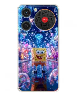Чехол для ZTE Nubia Music с картинкой «Неоновый океан» Чехол для ZTE Nubia Music с картинкой «Неоновый океан»