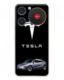 Чехол для ZTE Nubia Music с картинкой «Tesla Model Y» Чехол для ZTE Nubia Music с картинкой «Tesla Model Y»