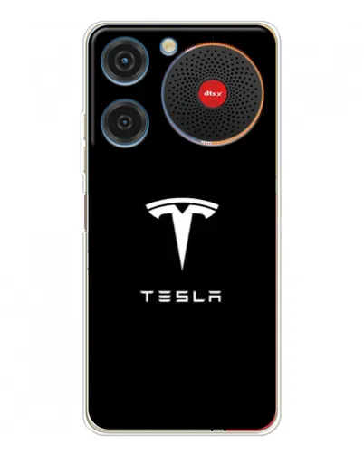 Чехол для ZTE Nubia Music с картинкой «Tesla White Logo» Чехол для ZTE Nubia Music с картинкой «Tesla White Logo»