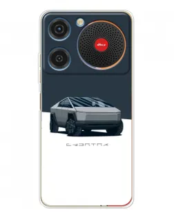 Чехол для ZTE Nubia Music с картинкой «Серебристый Cybertruck Tesla» Чехол для ZTE Nubia Music с картинкой «Серебристый Cybertruck Tesla»