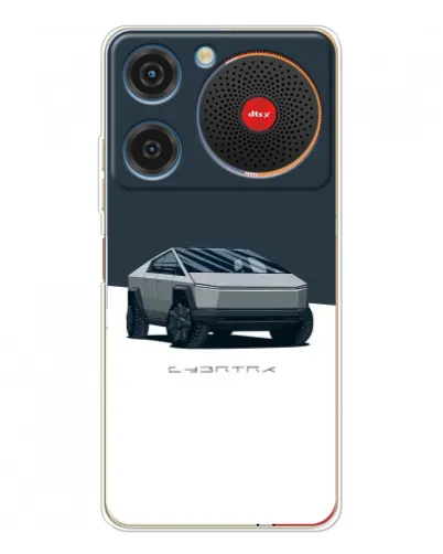 Чехол для ZTE Nubia Music с картинкой «Серебристый Cybertruck Tesla» Чехол для ZTE Nubia Music с картинкой «Серебристый Cybertruck Tesla»