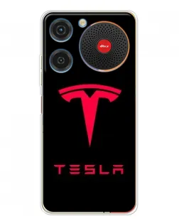 Чехол для ZTE Nubia Music с картинкой «Tesla Red Logo» Чехол для ZTE Nubia Music с картинкой «Tesla Red Logo»