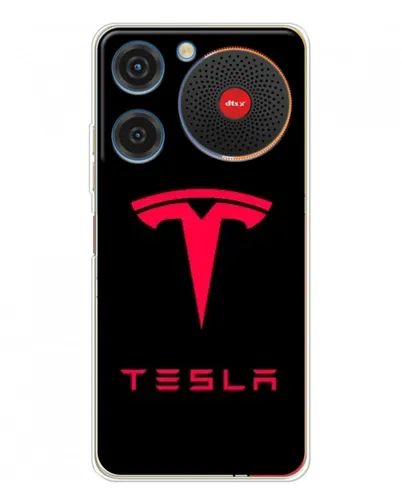 Чехол для ZTE Nubia Music с картинкой «Tesla Red Logo» Чехол для ZTE Nubia Music с картинкой «Tesla Red Logo»