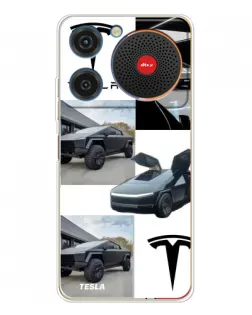 Чехол для ZTE Nubia Music с картинкой «Коллаж Cybertruck Tesla» Чехол для ZTE Nubia Music с картинкой «Коллаж Cybertruck Tesla»