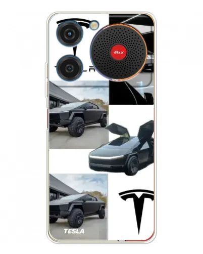Чехол для ZTE Nubia Music с картинкой «Коллаж Cybertruck Tesla» Чехол для ZTE Nubia Music с картинкой «Коллаж Cybertruck Tesla»