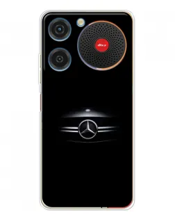 Чехол для ZTE Nubia Music с картинкой «Mercedes — абстрактные линии»