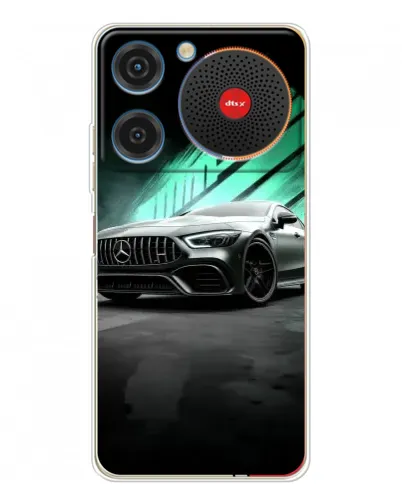 Чехол для ZTE Nubia Music с картинкой «Темный Mercedes AMG»