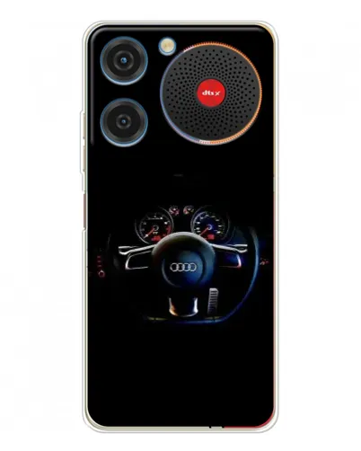 Чехол для ZTE Nubia Music с картинкой «Салон Audi — руль» Чехол для ZTE Nubia Music с картинкой «Салон Audi — руль»