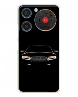 Чехол для ZTE Nubia Music с картинкой «Audi — ночной контур» Чехол для ZTE Nubia Music с картинкой «Audi — ночной контур»