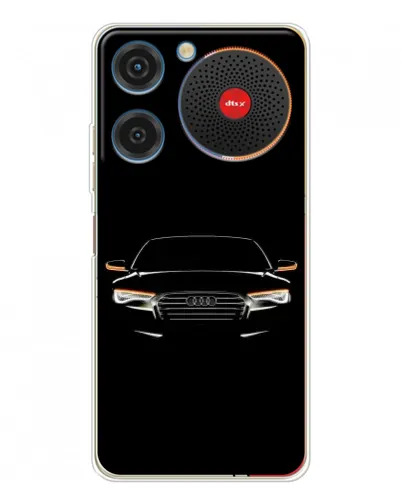 Чехол для ZTE Nubia Music с картинкой «Audi — ночной контур» Чехол для ZTE Nubia Music с картинкой «Audi — ночной контур»