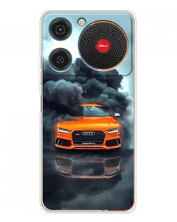 Чехол для ZTE Nubia Music с картинкой «Audi в облаках дыма» Чехол для ZTE Nubia Music с картинкой «Audi в облаках дыма»