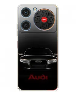 Чехол для ZTE Nubia Music с картинкой «Audi — градиентный контур» Чехол для ZTE Nubia Music с картинкой «Audi — градиентный контур»