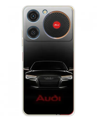 Чехол для ZTE Nubia Music с картинкой «Audi — градиентный контур» Чехол для ZTE Nubia Music с картинкой «Audi — градиентный контур»