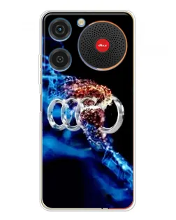 Чехол для ZTE Nubia Music с картинкой «Энергия лого Audi» Чехол для ZTE Nubia Music с картинкой «Энергия лого Audi»