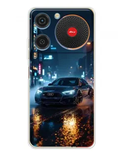 Чехол для ZTE Nubia Music с картинкой «Ночной город и Audi» Чехол для ZTE Nubia Music с картинкой «Ночной город и Audi»