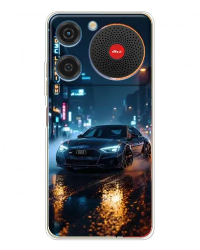 Чехол для ZTE Nubia Music с картинкой «Ночной город и Audi» Чехол для ZTE Nubia Music с картинкой «Ночной город и Audi»