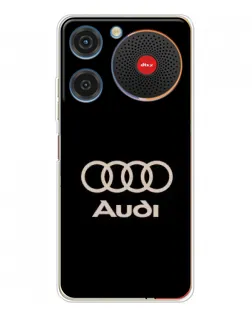 Чехол для ZTE Nubia Music с картинкой «Audi — золотой логотип» Чехол для ZTE Nubia Music с картинкой «Audi — золотой логотип»