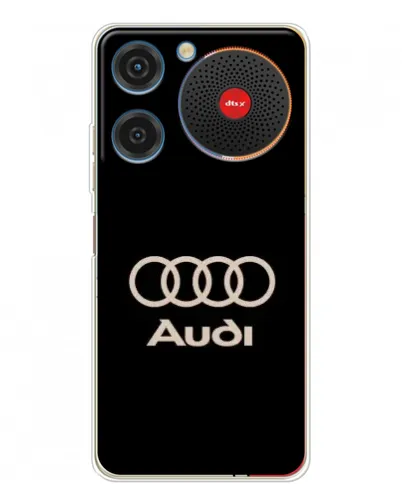 Чехол для ZTE Nubia Music с картинкой «Audi — золотой логотип» Чехол для ZTE Nubia Music с картинкой «Audi — золотой логотип»