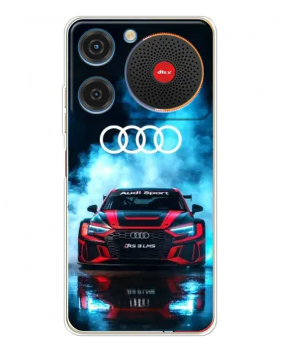 Чехол для ZTE Nubia Music с картинкой «Audi Sport — неон» Чехол для ZTE Nubia Music с картинкой «Audi Sport — неон»