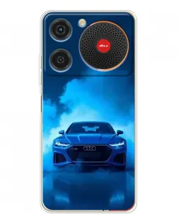 Чехол для ZTE Nubia Music с картинкой «Audi — голубая энергия» Чехол для ZTE Nubia Music с картинкой «Audi — голубая энергия»