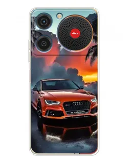 Чехол для ZTE Nubia Music с картинкой «Audi — закат» Чехол для ZTE Nubia Music с картинкой «Audi — закат»