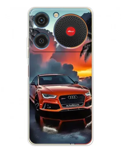 Чехол для ZTE Nubia Music с картинкой «Audi — закат» Чехол для ZTE Nubia Music с картинкой «Audi — закат»