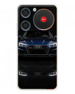 Чехол для ZTE Nubia Music с картинкой «Audi — ночное отражение» Чехол для ZTE Nubia Music с картинкой «Audi — ночное отражение»