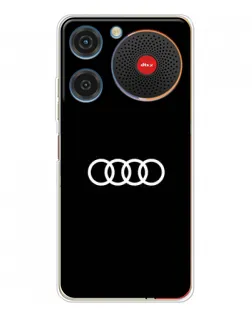 Чехол для ZTE Nubia Music с картинкой «Audi White Logo» Чехол для ZTE Nubia Music с картинкой «Audi White Logo»