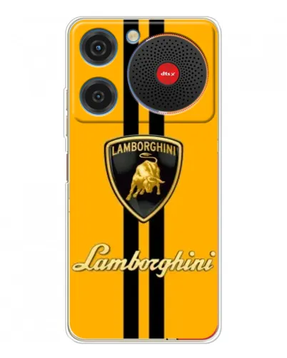 Чехол для ZTE Nubia Music с картинкой «Lamborghini Stripe желтый» Чехол для ZTE Nubia Music с картинкой «Lamborghini Stripe желтый»