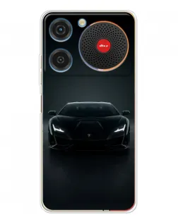 Чехол для ZTE Nubia Music с картинкой «Черный Lamborghini Aventador» Чехол для ZTE Nubia Music с картинкой «Черный Lamborghini Aventador»