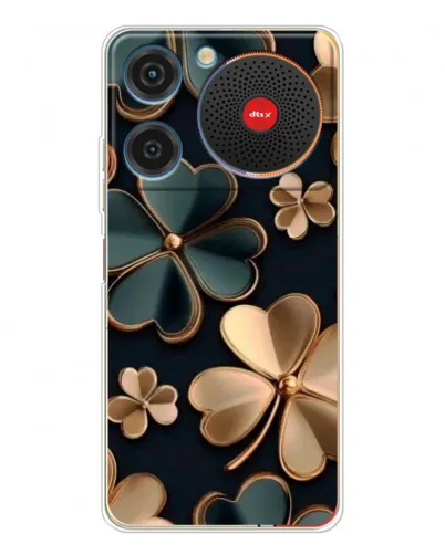 Чехол для ZTE Nubia Music с картинкой «Клевер в золоте» Чехол для ZTE Nubia Music с картинкой «Клевер в золоте»
