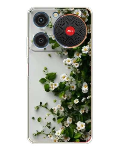 Чехол для ZTE Nubia Music с картинкой «Ветка мелких белых цветов» Чехол для ZTE Nubia Music с картинкой «Ветка мелких белых цветов»