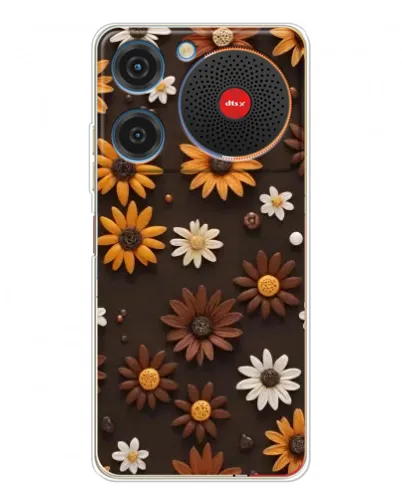 Чехол для ZTE Nubia Music с картинкой «Узор из маленьких подсолнухов» Чехол для ZTE Nubia Music с картинкой «Узор из маленьких подсолнухов»