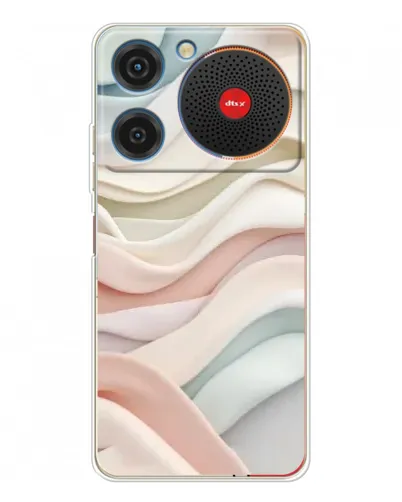 Чехол для ZTE Nubia Music с картинкой «Пастельные нежные волны» Чехол для ZTE Nubia Music с картинкой «Пастельные нежные волны»