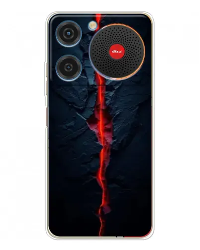 Чехол для ZTE Nubia Music с картинкой «Kрасная лавовая трещина» Чехол для ZTE Nubia Music с картинкой «Kрасная лавовая трещина»