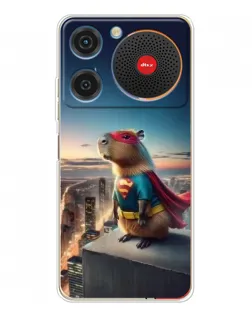 Чехол для ZTE Nubia Music с картинкой «Капи-мен супергерой»