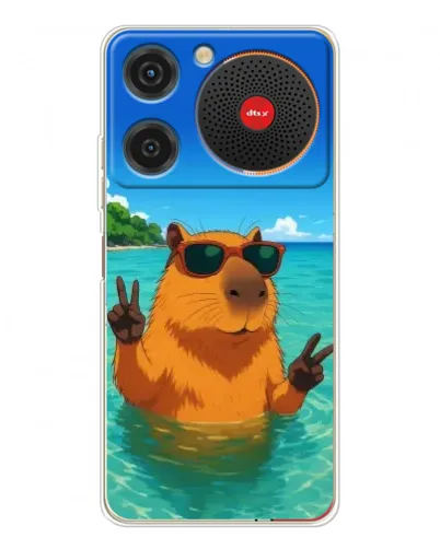 Чехол для ZTE Nubia Music с картинкой «Морская капибара» Чехол для ZTE Nubia Music с картинкой «Морская капибара»
